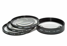 Kood 62mm Macro Close-Up Filter Set +1 +2 +4 +10 & Case - DSLR Cameras (UK) BNIP