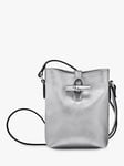 Longchamp Roseau Bucket Bag, Silver