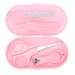 4Pcs Newborn Baby Baby Nail Care Kit Nail Clipper Tweezers Manicure Set For SDS
