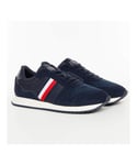 Tommy Hilfiger Mens Sneakers for man in blue Textile - Size EU 42