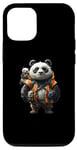 Coque pour iPhone 15 Pro Panda Daddy Adventurer Cool Panda Baby Fun