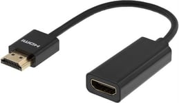 HDMI-kabel Forlenger, 10cm