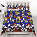 Nintendo Super Mario Kart Racer DOUBLE Duvet Bedding Donkey Kong