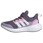 adidas Fortarun 2.0 Cloudfoam Elastic Lace Top Strap Shoes Sneaker, Shadow Violet/Cloud White/Lilac, 5 UK Child