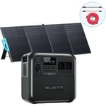 Bluetti - Kit générateur solaire 1800W/1152Wh AC180 avec 1pc PV200 200W panneau solaire, Camping/voyage/balcon/maison/hors réseaux