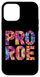 Coque pour iPhone 12 mini Pro Roe TieDye Empowerment Rights Print Femme