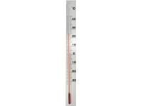 Nature Nature Utomhus väggtermometer, aluminium, 3,8 x 0,6 x 37 cm