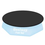 Bestway Poolöverdrag Flowclear Rund 58032 2.44m Poolskydd, rund