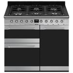 Smeg SY103 100cm Symphony Dual Fuel Range Cooker - STAINLESS STEEL