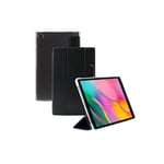 Samsung Galaxy Tab A8 10,5'' SM-X200 / SM-X205 fodral, stötsäkert fodral med förstärkta hörn och pennhållare, transparent/svart, MOBILIS