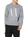 Armani Exchange Men's Icon Project Sweatshirt, Grey, XL UK