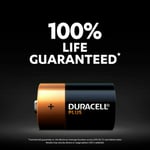 6 x Battery Pack Size of 6 Duracell Plus D Alkaline Batteries 1.5V LR20