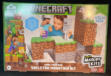 Minecraft Maker Kitz - Make Your Own Skeleton Mountain Kit - Mojang - New