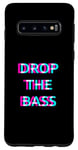 Coque pour Galaxy S10 Drop The Bass Techno EDM Music Festival Raver Dance Rave