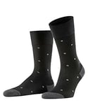 FALKE Men's Dot M SO Cotton Patterned 1 Pair Socks, Grey (Anthracite Melange 3096), 8.5-11