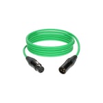 Klotz mik.kabel Prime Neutrik XLR/XLR Grønn kabel 7,5m