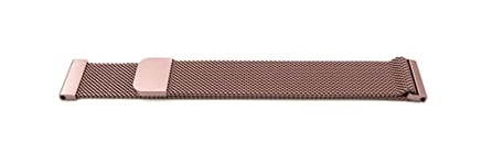 SYSTEM-S Bracelet 22mm Milanaise en métal pour Huawei Watch Smartwatch Rose, Métallisé/rose, Eine Grösse