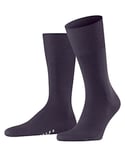FALKE Men's Airport M SO Wool Cotton Plain 1 Pair Socks, Purple (Amethyst 8635), 5.5-6.5