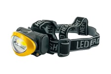 Schwaiger - lommelygte til hovedet - LED - 3 W - sort, gul