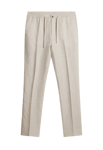 J.Lindeberg Soren Drape Linen Pants Grå