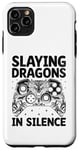 Coque pour iPhone 11 Pro Max Jeu vidéo Slaying Dragons In Silence