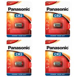 4 x Genuine Panasonic CR2 3v Lithium Batteries Fits Nash Siren R3 S5R ALARM