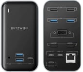 BlitzWolf 15 in 1 USB C Docking Station