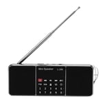 Portable Rechargeable Stereo L-288 FM Radio Speaker LCD Screen Support TF Car uk