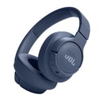 JBL Tune 720BT Wireless Over-Ear Headphones, with JBL Pure Bass Sound, Bluetooth 5.3, Hands-Free Calls, Audio Cable and 76-Hour Battery Life, in Blue