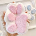 Taba Squishy Stor Kattpåtår Silikonklämleksaker för Stressavlastning, Kattpåtår Jätte Påtår Squishy Sinnesleksak - Perfekt White