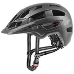 uvex Finale 2.0 e-Bike - Secure City Bike Helmet for Men & Women - Individual Fit - Optimized Ventilation - Black Matt - 52-57 cm