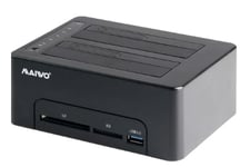 Two bay HDD/SSD docking station, USB 3.0 Gen, black