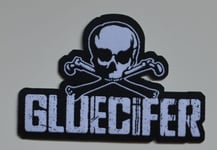 Gluecifer - Skull Logo (9,2 X 6,5 Cm) Patch/Jakkemerke