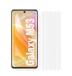 5x CLEAR LCD Screen Protector Cover Plastic Film Guards for Samsung Galaxy M53