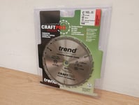 TREND CSB/16524T 165mm 24T TCT thin 1.6mm kerf circular saw blade DEWALT DCS391