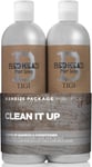 Bed Head for Men by TIGI | Clean up Shampoo and Conditioner Set | Moisturising a