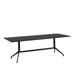 HAY - About a Table AAT10 - Black Base - Black Linoleum - 220x90x73 cm - Matbord