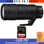 Nikon Z 70-200mm f/2.8 VR S + 1 SanDisk 64GB UHS-II 300 MB/s + Guide PDF ""20 TECHNIQUES POUR RÉUSSIR VOS PHOTOS