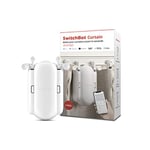 SwitchBot Curtain Smart Electric Motor - Wireless App or Automate Timer Control, Use SwitchBot Hub Mini to be Compatible with Alexa, Google Home, HomePod, IFTTT (I-Rail, White)