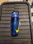 Nike 16oz Plastic HyperCharge Straw Swoosh Water Bottle Blue/Green AC9712 480