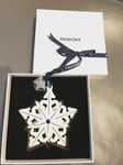 Limited Edition Pandora 2021 Star Christmas Decoration Ornament New