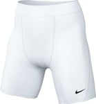 Nike Womens Shorts W NK DF Strike NP Short, White/Black, DH8327-100, XS