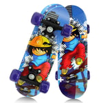 Outdoors LED Skateboards, Complete Skateboard, Canadian Maple Skateboard Deck for Extreme Sports and Outdoors Very Light for Children from 8 Year Sports (Color : 1)