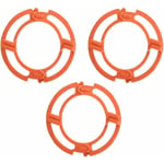 3pcs bagues de retenue de lame orange support de plaque de retenue pour modèles Philips Norelco série 7000 9000 RQ12