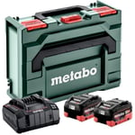 Pack énergie Batteries 18 V + Chargeur ultrarapide - METABO - ASC 145 - MetaBOX