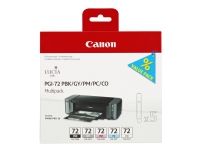 Canon PGI-72 PBK/GY/PM/PC/CO Multipack - 5-pack - grå, fotosort, fotocyan, fotomagenta, kromaoptimerer - original - blekkbeholder - for PIXMA PRO-10, PRO-10S PIXUS PRO-10