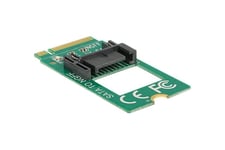 Delock Adapter M.2 Key B male > SATA 7 pin - gränssnittsadapter - SATA 6Gb/s - M.2 Card