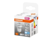 OSRAM LED STAR - LED-spotlight - form: PAR16 - GU10 - 2.6 W (motsvarande 35 W) - klass F - svalt vitt ljus - 4000 K