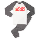 Marvel I Love You 3000 Kids' Pyjamas - White/Grey - 11-12 Years - White/Grey