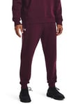 UNDER ARMOUR Mens Training Rival Fleece Joggers - Red, Red, Size S, Men